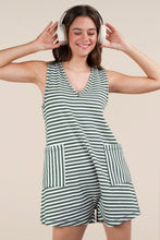 Load image into Gallery viewer, Striped Knit Casual Comfy Romper