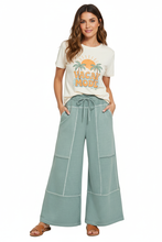 Load image into Gallery viewer, Sage green pants with graphic tee