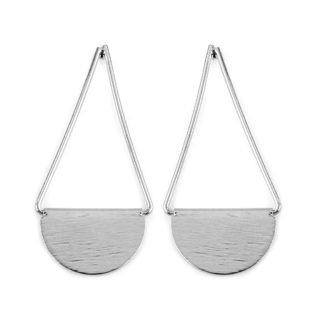Silver Drop Swing Earrings