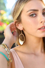 Load image into Gallery viewer, Vintage Gold Beaded Drop Earrings