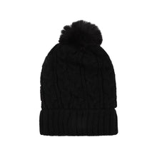 Load image into Gallery viewer, Cable Knit Pom Pom Beanies
