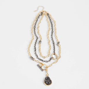 Layer Charm Pendant Necklace